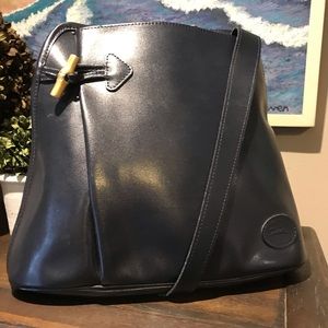 Vintage Longchamp Shoulder bag Navy Blue